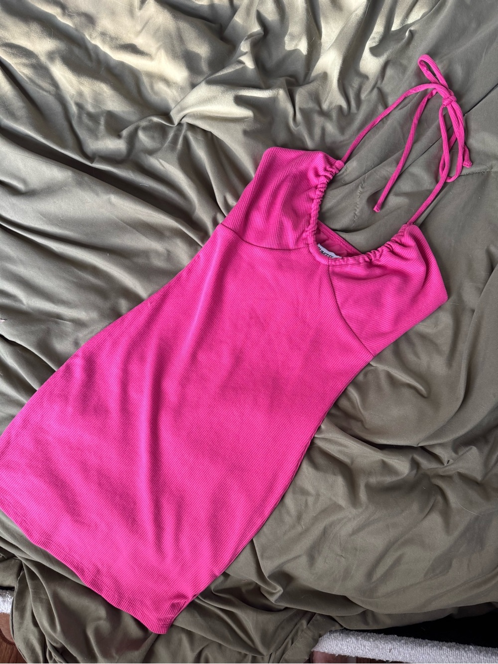 Princess Polly Hot Pink Halter Bodycon Dress